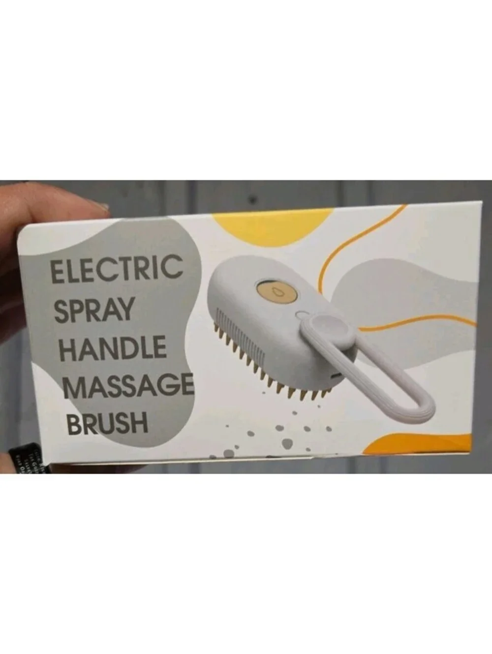 Steamy Cat & Dog Brush Hair Removal Mist Spray Detangling Clean Massage & Glove